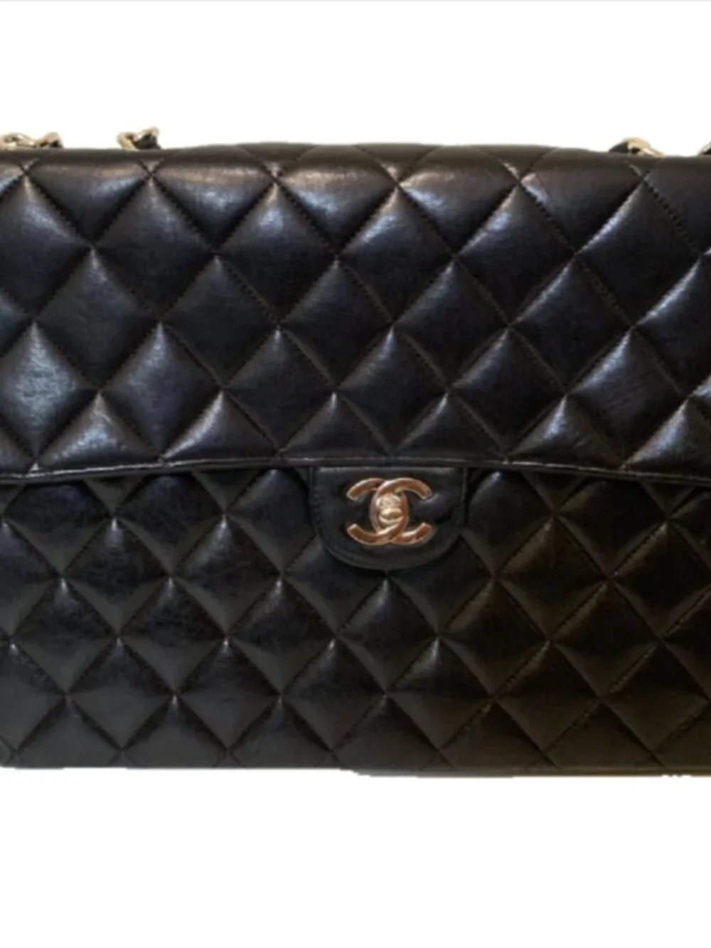 Chanel Black Sac Class Rabat Noir 94305 Shoulder Bag